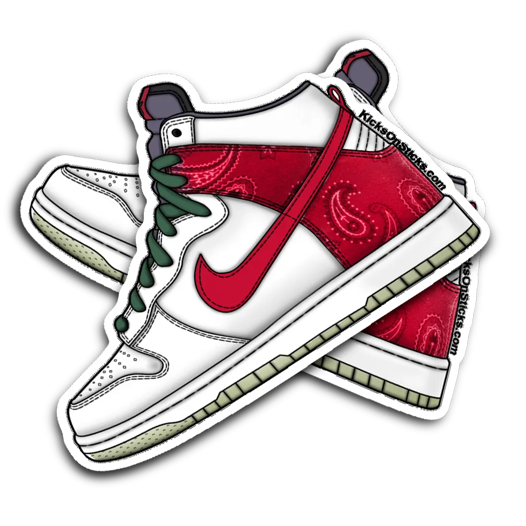 SB Dunk High "Cheech Chong" Sneaker Sticker