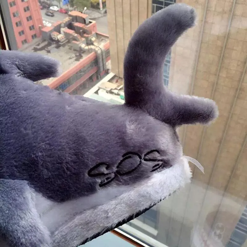 Shark Bite Warm Indoor Slippers