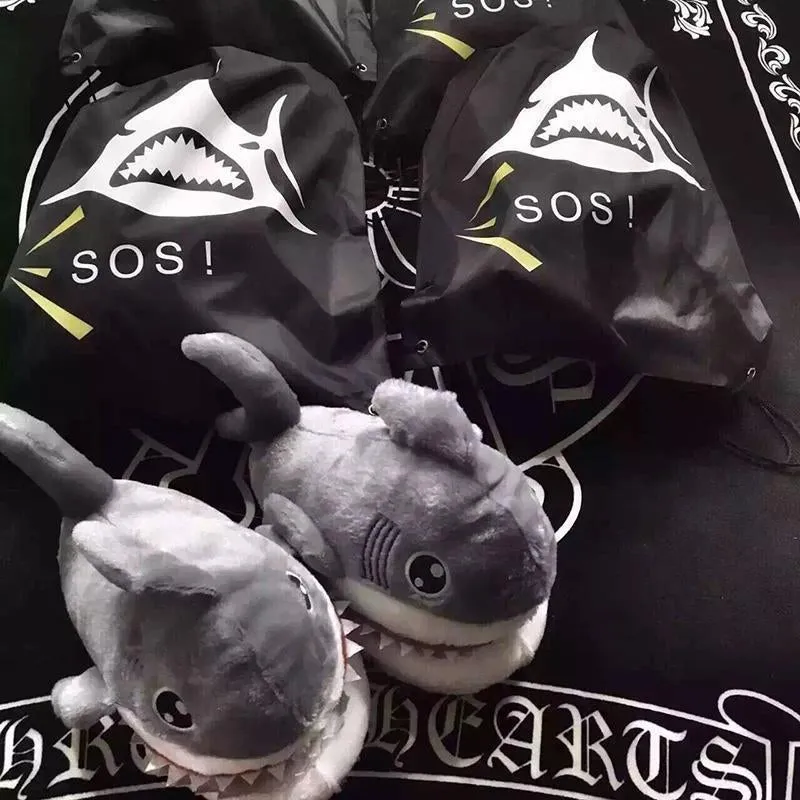 Shark Bite Warm Indoor Slippers