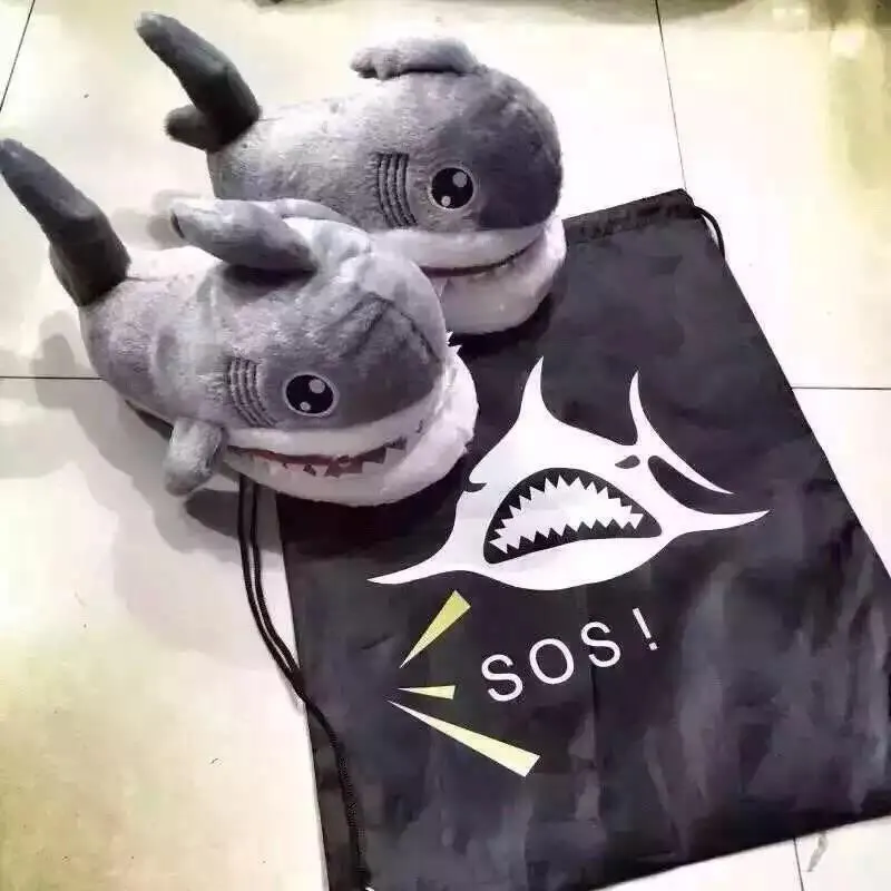 Shark Bite Warm Indoor Slippers