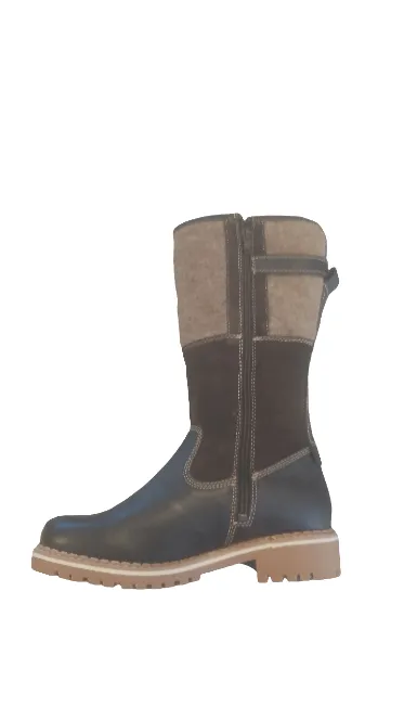 Tamaris Mocca Combination Weather Proof Boot