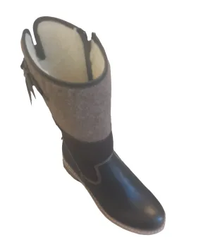 Tamaris Mocca Combination Weather Proof Boot