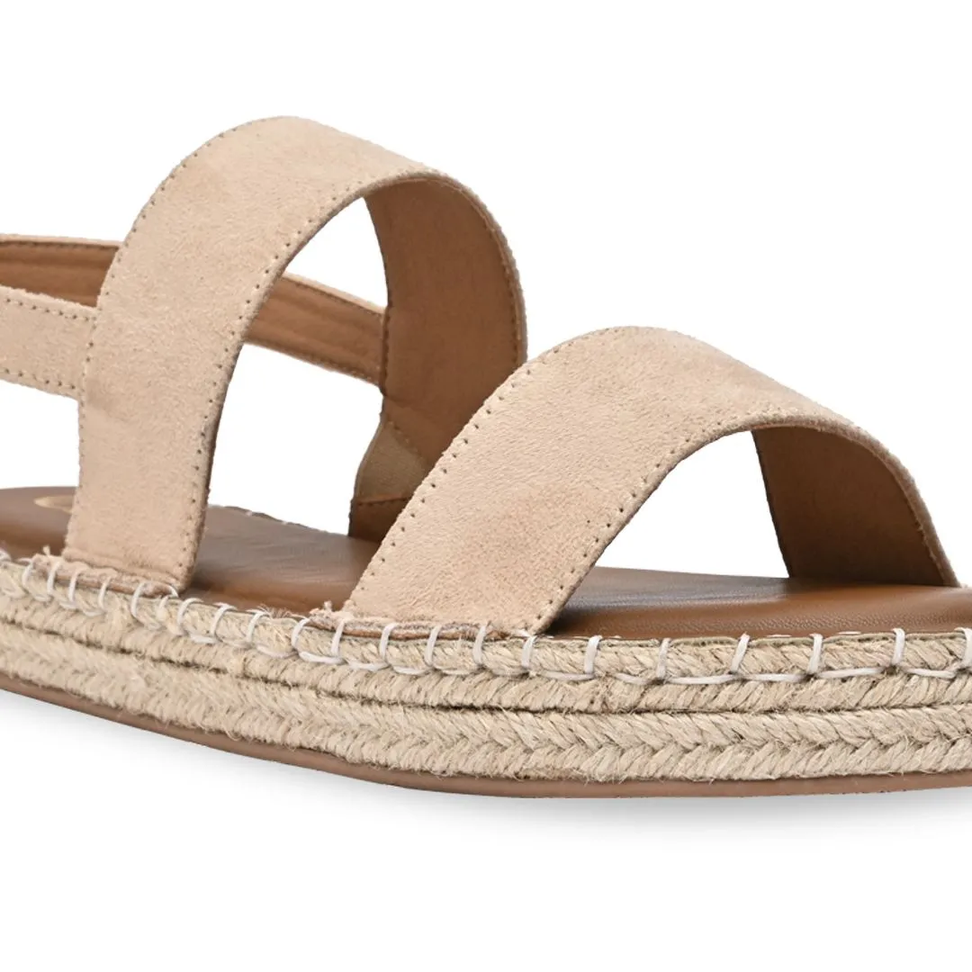 Tan Strapped Espadrille