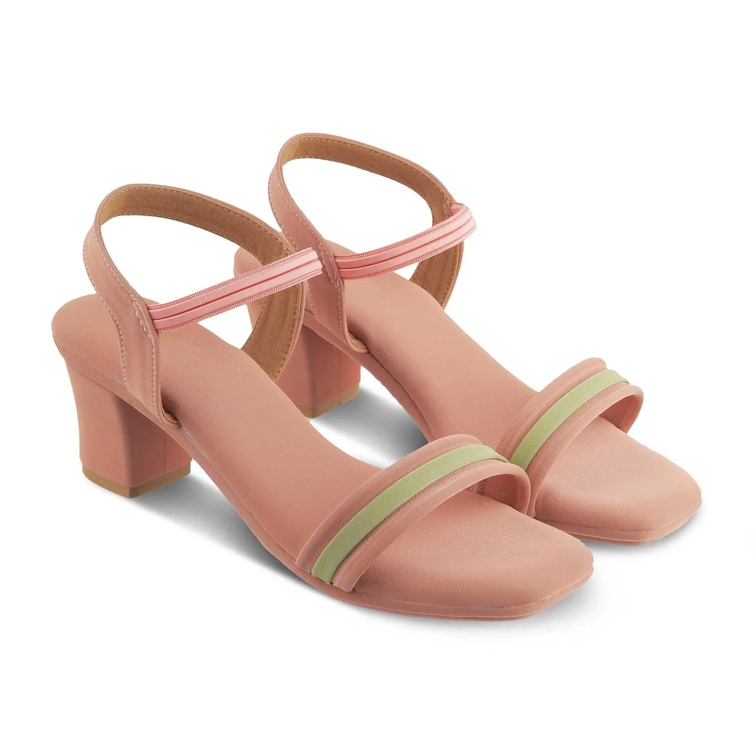 The Fun Pink Women's Casual Block Heel Sandals Tresmode