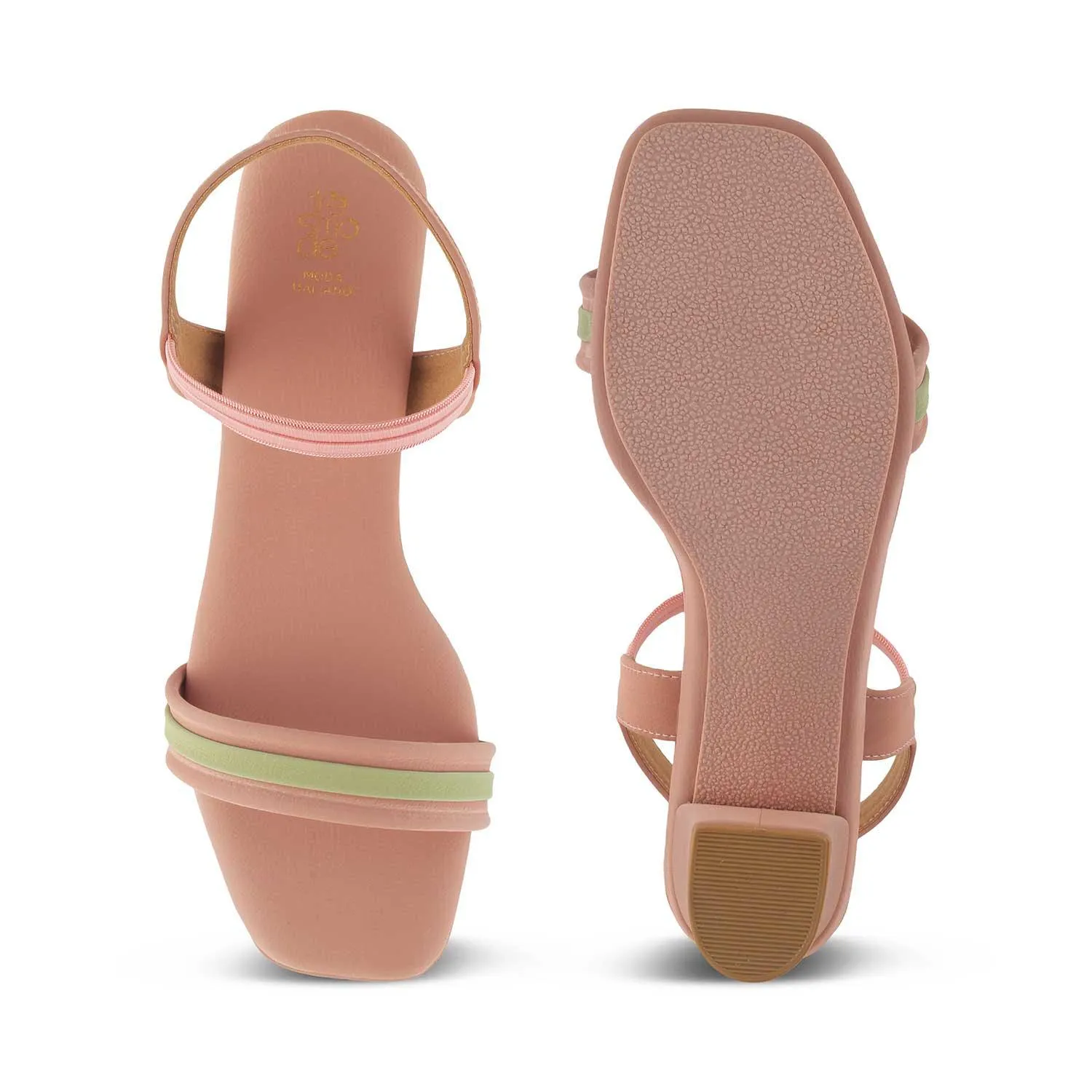 The Fun Pink Women's Casual Block Heel Sandals Tresmode