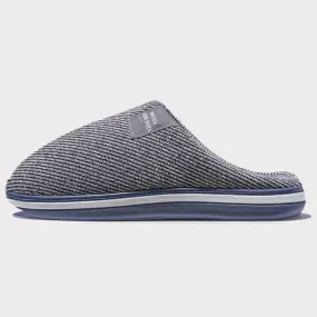 TPR Lightweight Slippers C | Slippers Fuzzy with Cotton Twill Stripes Line