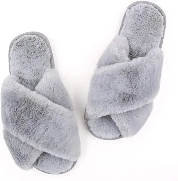 Warm and Stylish Ladies' Winter Slippers