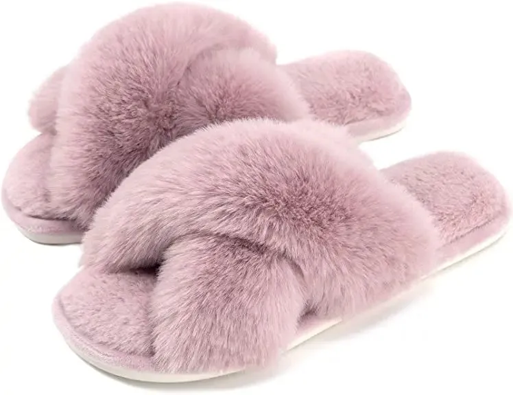 Warm and Stylish Ladies' Winter Slippers