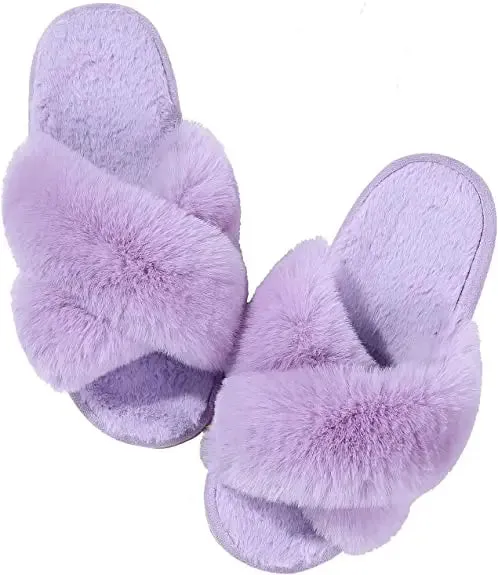 Warm and Stylish Ladies' Winter Slippers