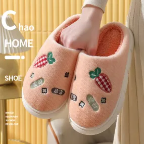 Wholesale Home Warm Non-slip Thick-soled Cotton Slippers