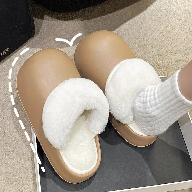 Wholesale Removable Waterproof Autumn and Winter Warm Cotton Slippers