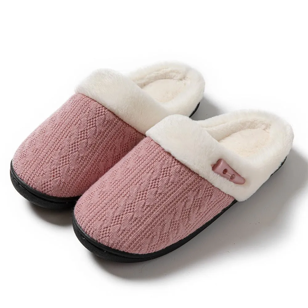 Women’s Warm Non-Slip Slippers in 5 Colors