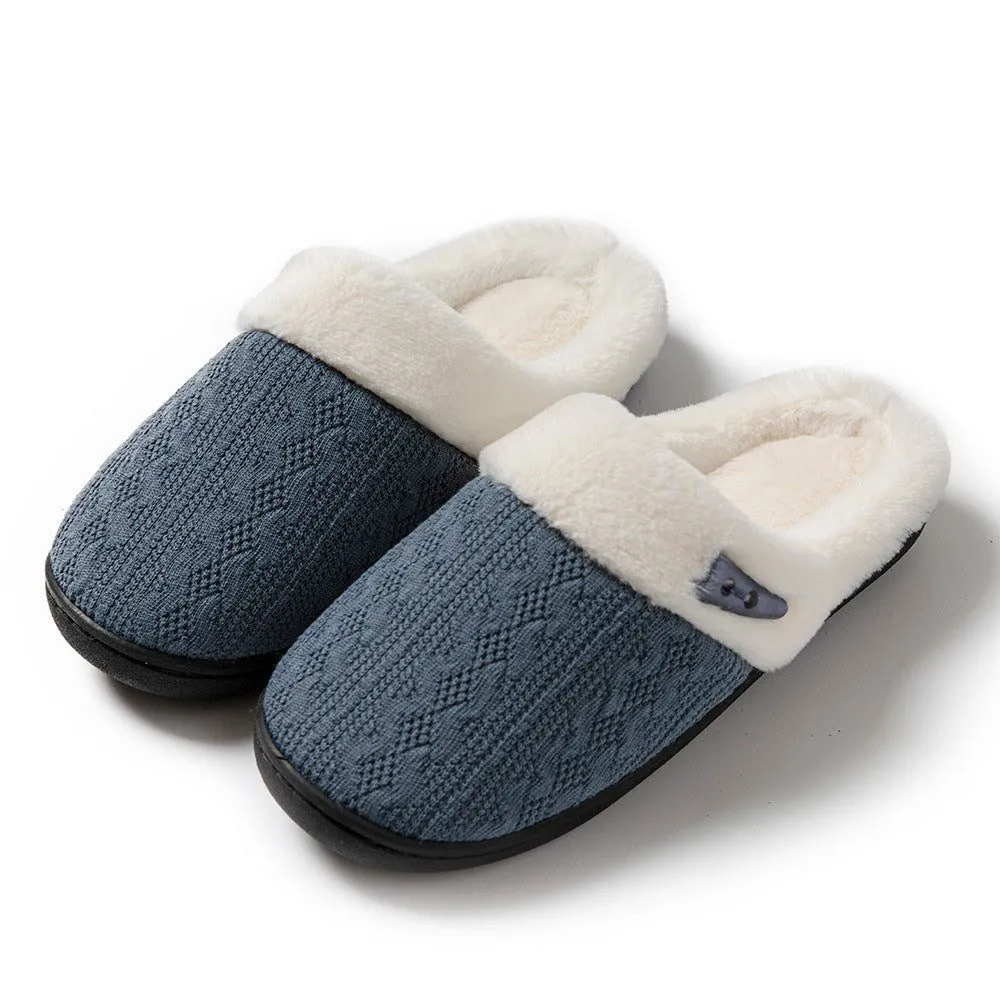 Women’s Warm Non-Slip Slippers in 5 Colors