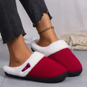 Women’s Warm Non-Slip Slippers in 5 Colors