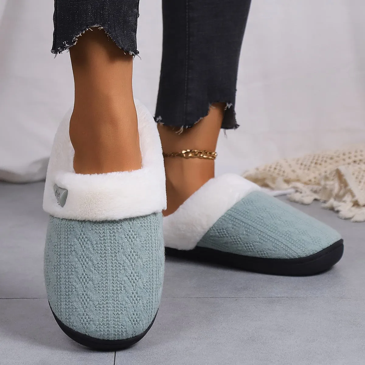 Women’s Warm Non-Slip Slippers in 5 Colors