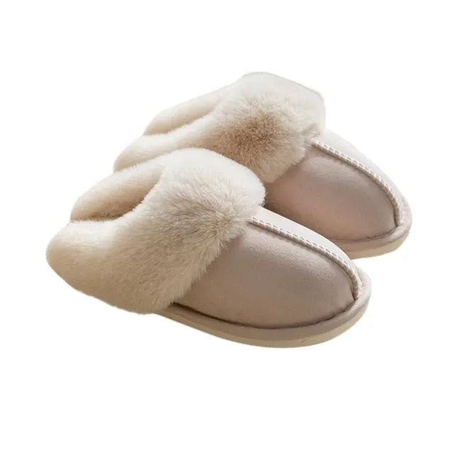 Women's Warm Plush Slippers Clearance
