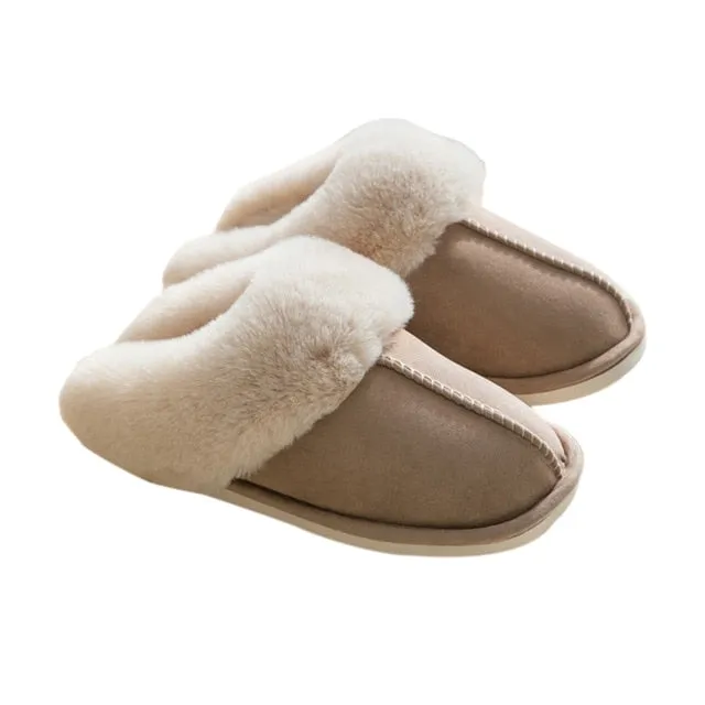 Women's Warm Plush Slippers Clearance