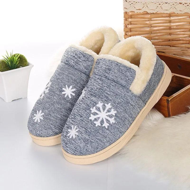Women's Winter Warm Cotton Home Slippers