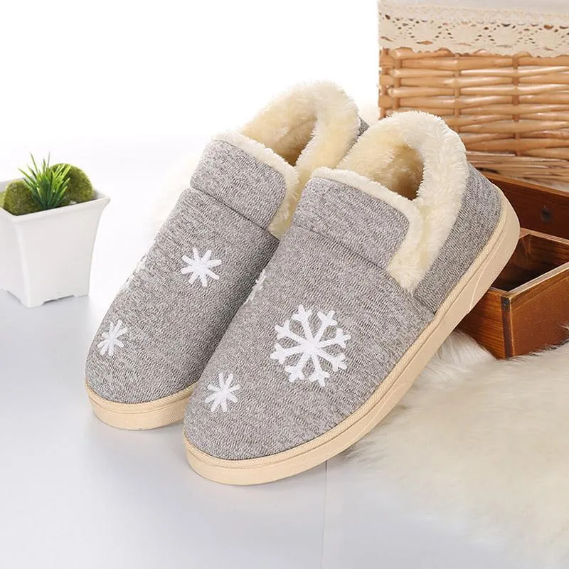Women's Winter Warm Cotton Home Slippers