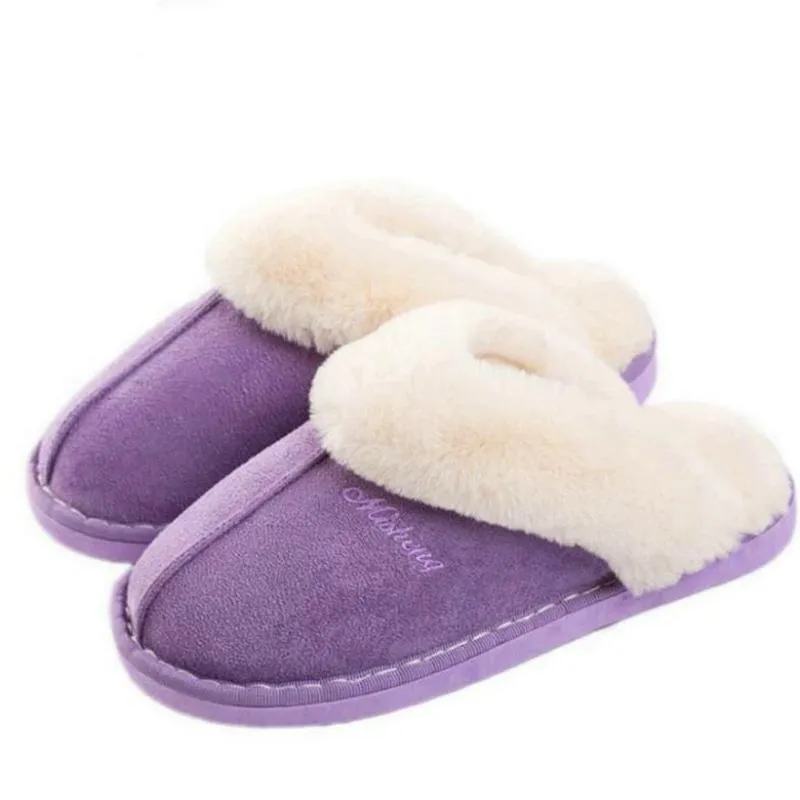 Women's Winter Warm Cotton Home Slippers